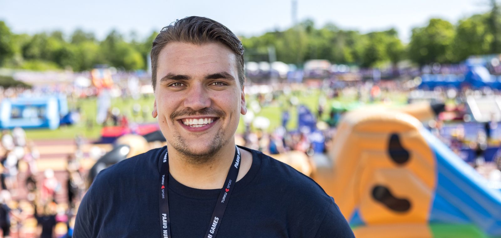 Rene Ahonen Paavon Sporttipäivässä.