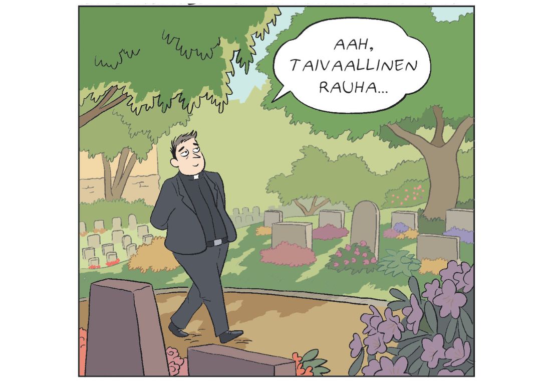 sarjakuva Sekalainen seurakunta