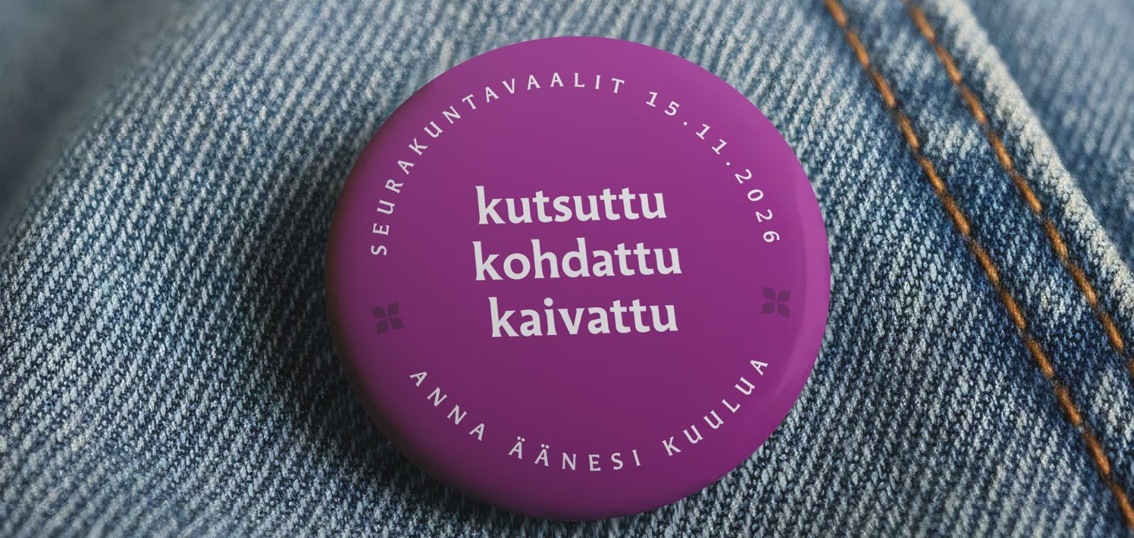 seurakuntavaalien pinssi